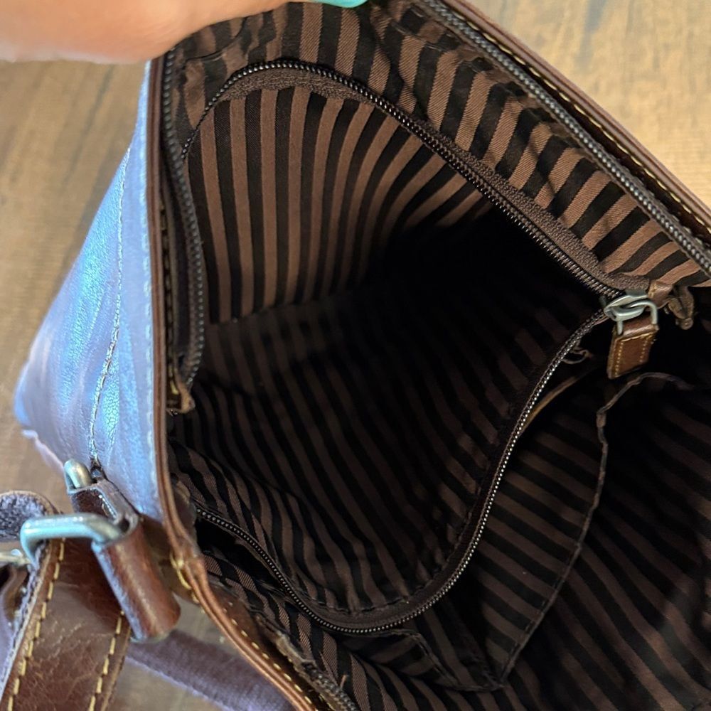Jack George’s Brown Leather Crossbody Messenger Bag -Shoulder Bag - Picture 5 of 11
